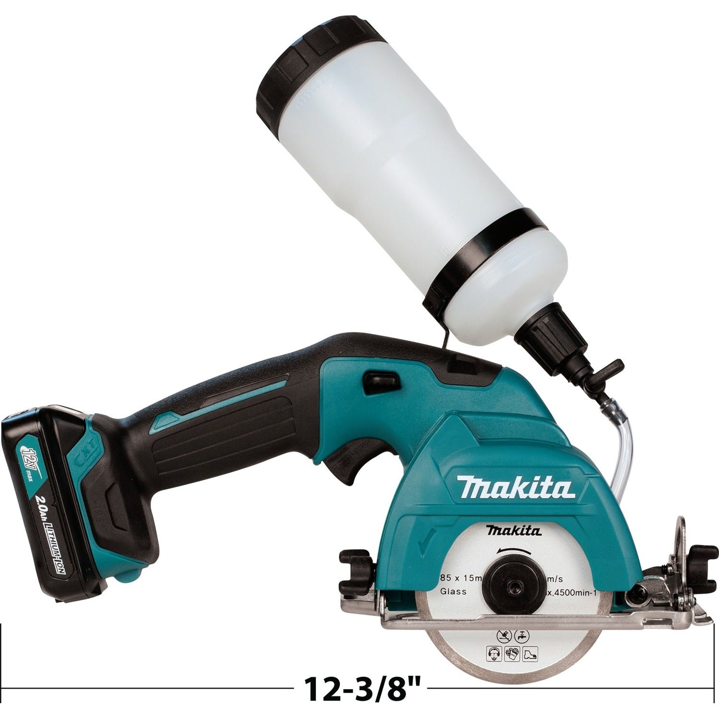 Makita CC02R1 12V max CXT® Lithium‘Ion Cordless 3‘3/8" Tile/Glass Saw Kit (2.0Ah)