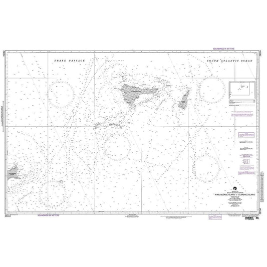 Paradise Clay NGA_29104 NGA Chart King George Island to Clarence Island