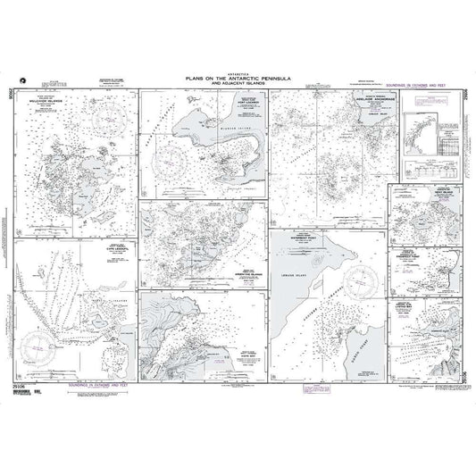 Paradise Clay NGA_29106 NGA Chart Plans On the Ant. Penn. and Adj. Islands - Melchoir Islands