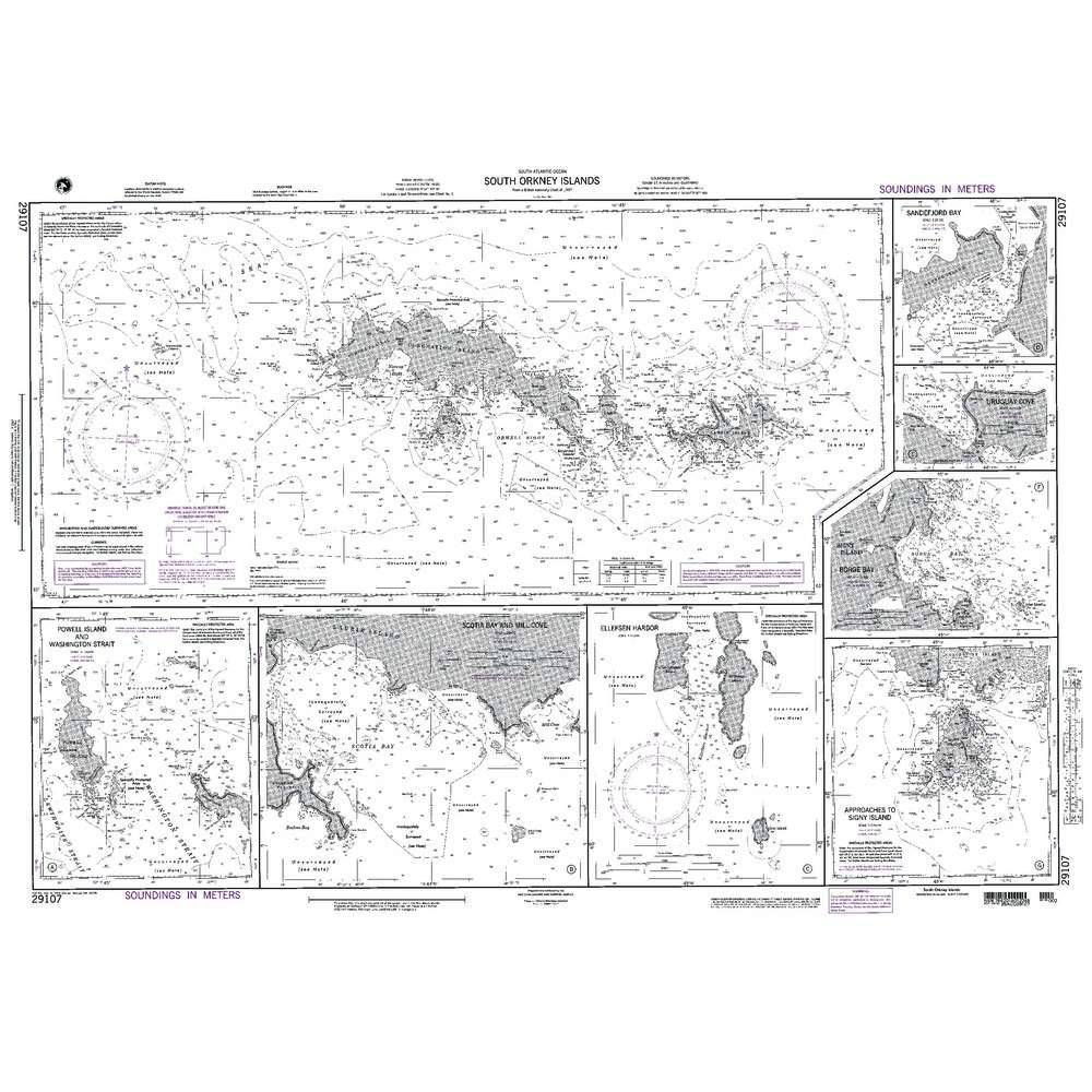 Paradise Clay NGA_29107 NGA Chart South Orkney Islands