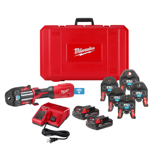 Milwaukee Tool 2922-22M M18™ FORCE LOGIC™ Press Tool Kit w/ ONE-KEY™ with 1/4"-7/8" Streamline™ ACR Jaws, 1 EA