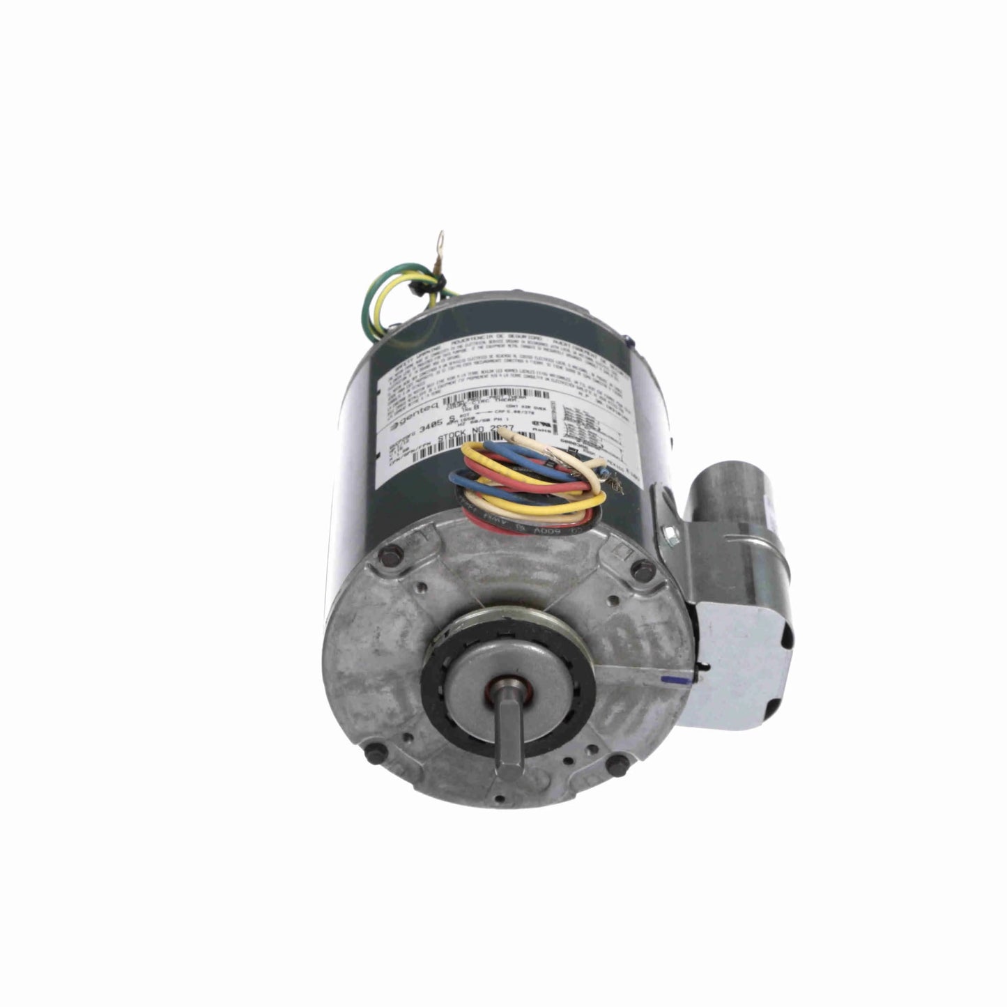 Genteq Condenser Fan Motor, 1/12 HP, 1 Ph, 60 Hz, 115 V, 1550 RPM, 1 Speed, 42 Frame, TEAO - 2927