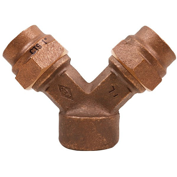 A.Y. McDonald 5127-492 708Ysfg 1 1/4X1 Y-Branch Fnpt X (Two) Cts - Nl