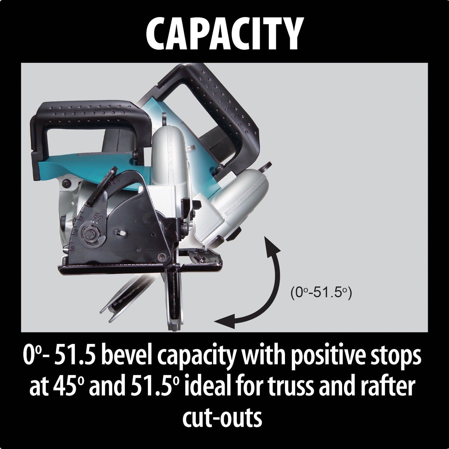 Makita 5377MG 7‘1/4" Magnesium Hypoid Saw