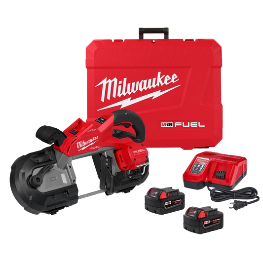 Milwaukee Tool 2929S-22 M18 FUEL™ Dual Trigger Deep Cut Band Saw Kit, 1 EA