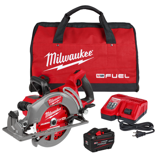 Milwaukee Tool 2930-21HD M18 FUEL™ 7-1/4" Rear Handle Circular Saw Kit, 1 ST
