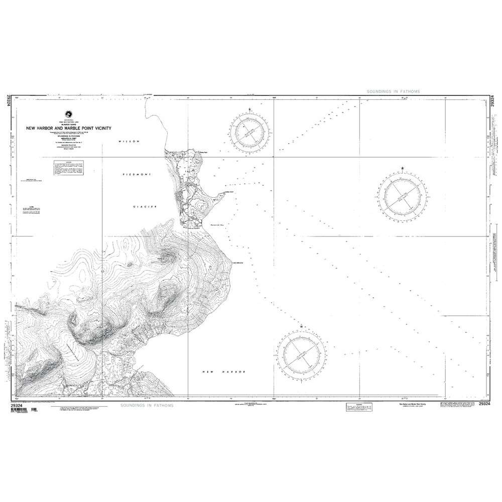 Paradise Clay NGA_29324 NGA Chart New Hbr and Marble P Vicinity Mcmurdo S