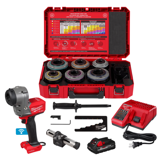 Milwaukee Tool 2937-21 M18 FUEL™ Covered Conductor Cable Stripper Kit w/ Adjustable Bushings, 1 ST