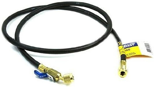 Yellow Jacket 29495 60" black PLUS II 1/4" x 5/16" ball valve replacement hose