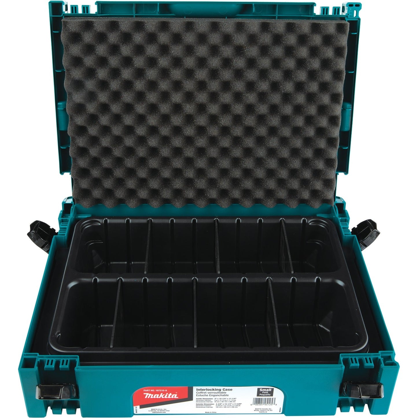 Makita P-83680 MAKPAC Interlocking Case 2 Row Insert Tray