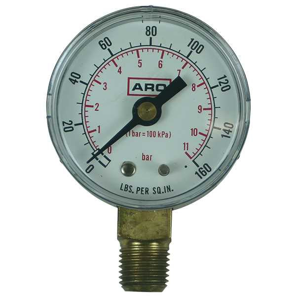 American Lube 29728 1/4" NPT (M) Air Gauge