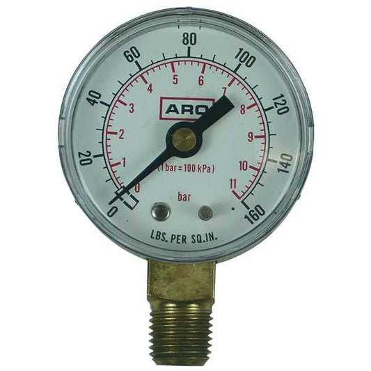 American Lube 29728 1/4" NPT (M) Air Gauge