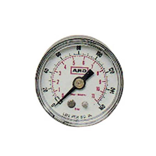 American Lube 29850 1/8" NPT (M) Polycarbonate Air Gauge
