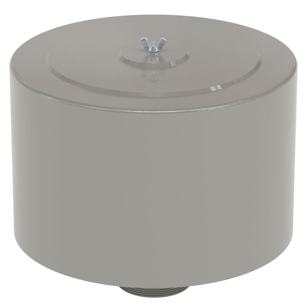 Solberg 2G-275P-600 Enhanced Inlet Filter Silencer with Weatherhood, 6" MNPT Connection, Polyester Element, 600 SCFM, 5 Micron
