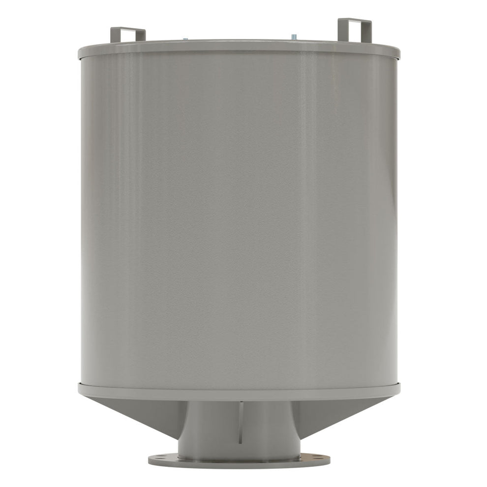 Solberg 2G-685P-1200F Heavy Duty Inlet Filter Silencer with Weatherhood 12 Inch Flange Polyester 5 Micron Industrial Air Filter for Blowers & Compressors
