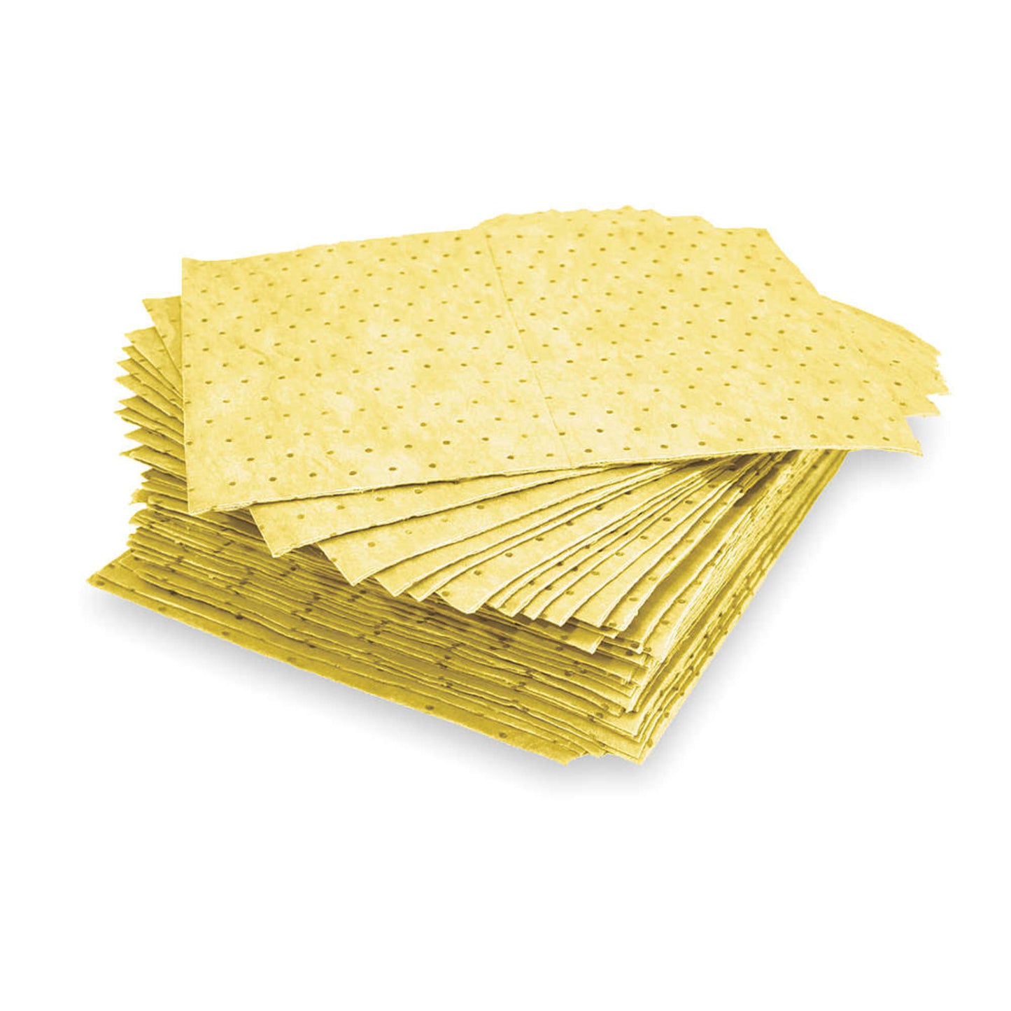 Oil Dri L90834 15" x 19" Yellow Haz Mat Spill Clean-Up Sorbent Pad