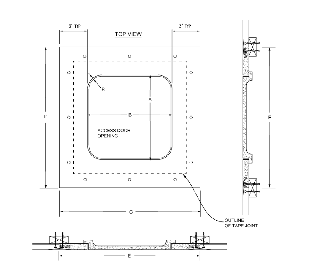 Acudor GFRC-R 16" x 16" Glass Fiber Reinforced Cement Radius Corner