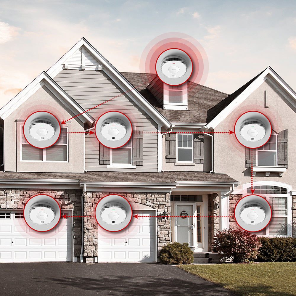 X-Sense XP04 AC Hardwired Smoke and CO Alarm - 1-Pack