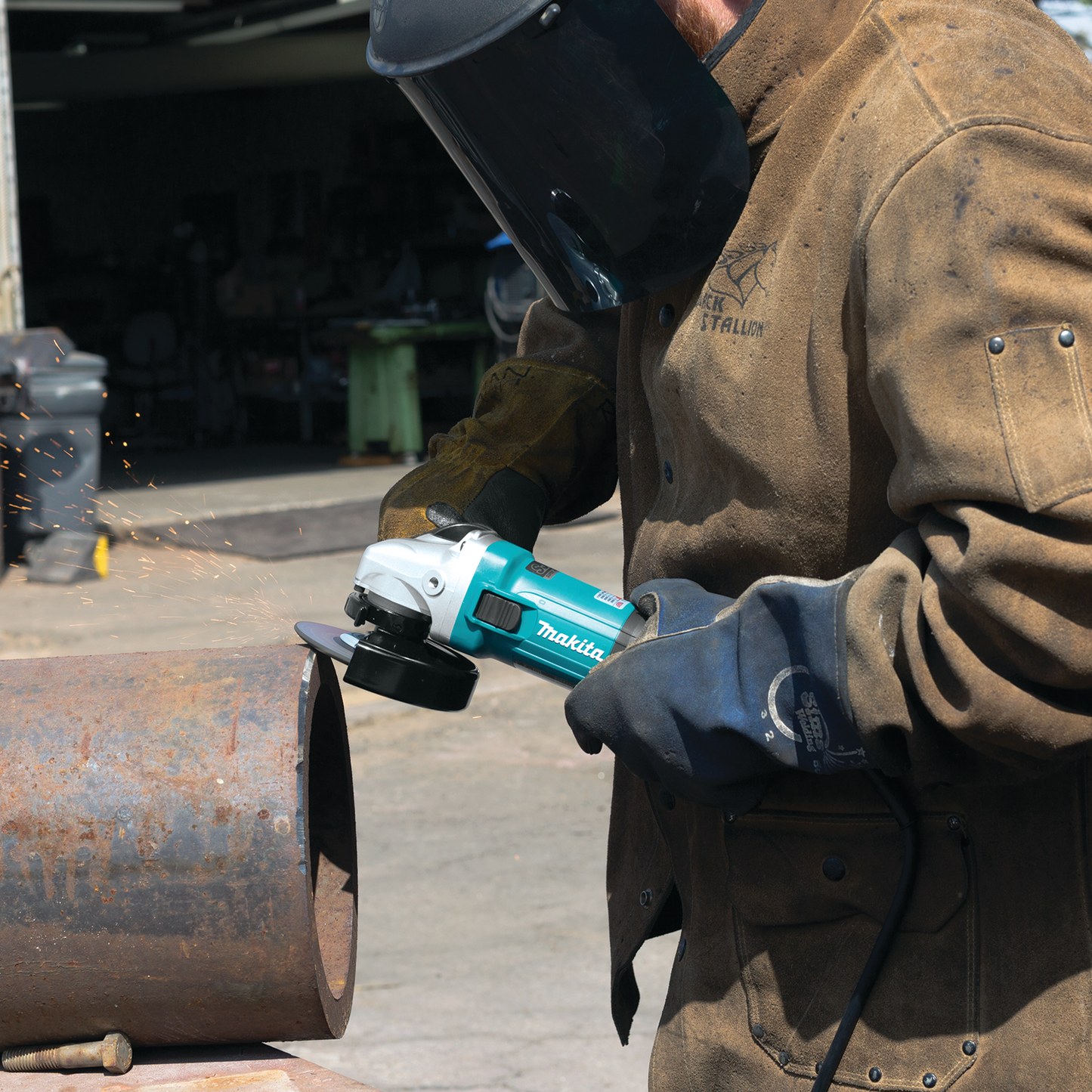 Makita GA4542C 4‘1/2" SJS,II High‘Power Angle Grinder