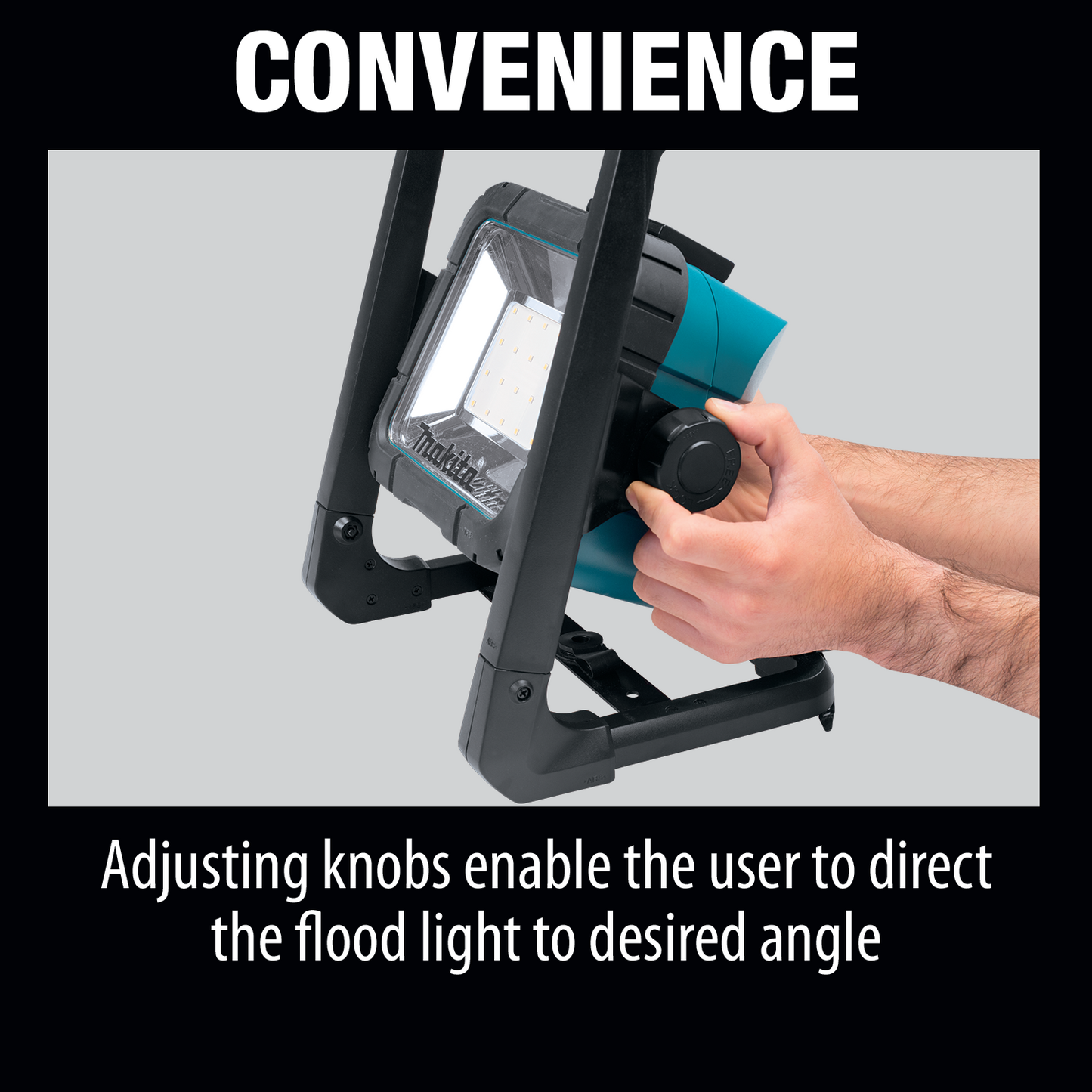 Makita DML805 18V LXT® Lithium‘Ion Cordless/Corded 20 L.E.D. Work Light, Light Only