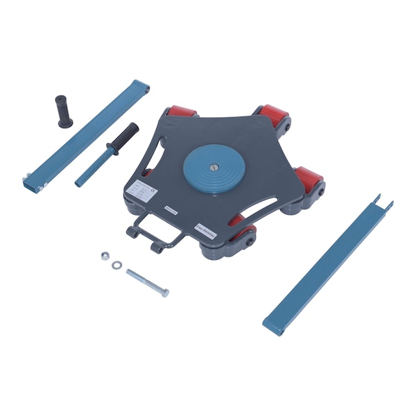 Vestil MDSKT-8 MULTI DIRECTION MACHINE SKATE 8.8K