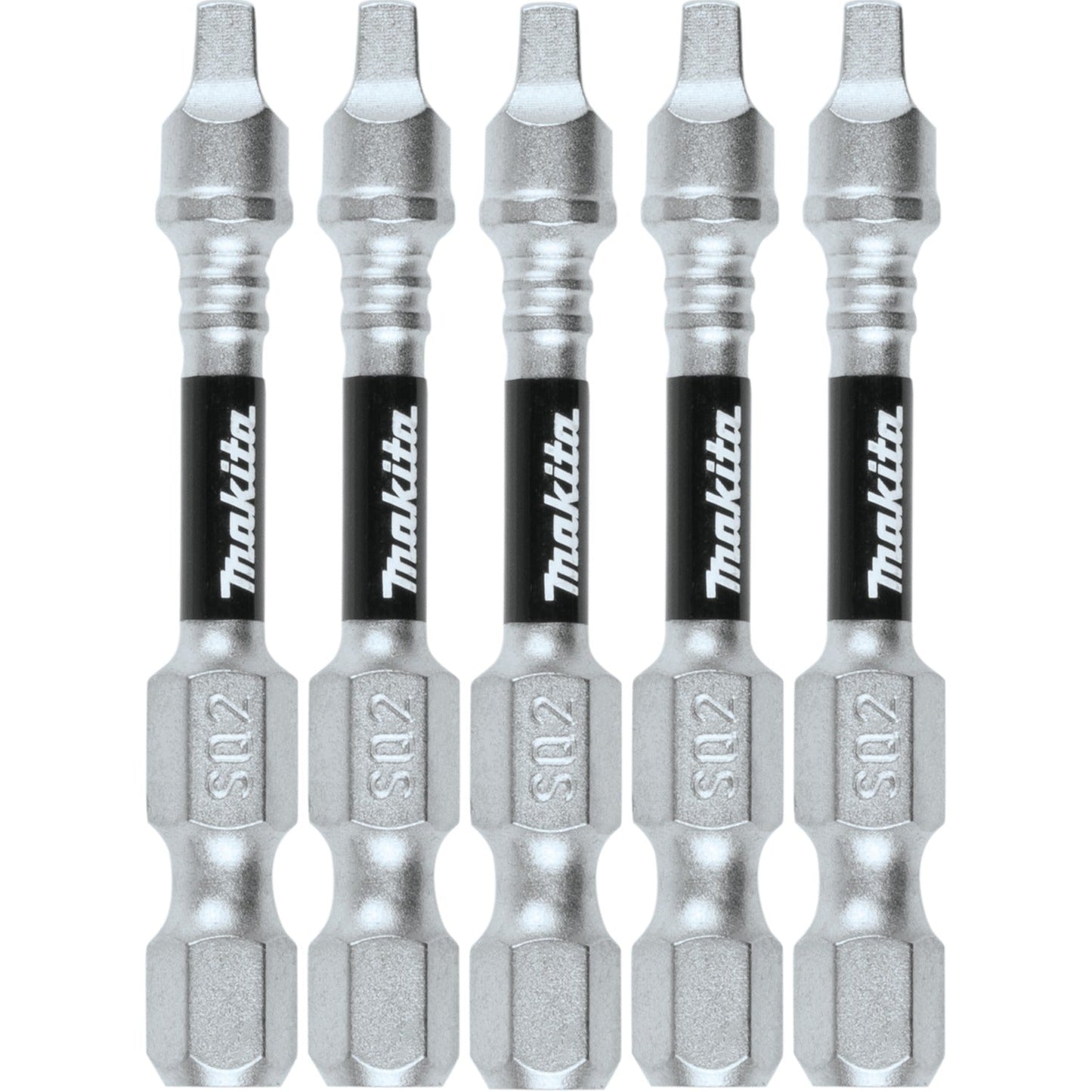 Makita E-00941 Impact XPS® #2 Square 2" Power Bit, 5/pk