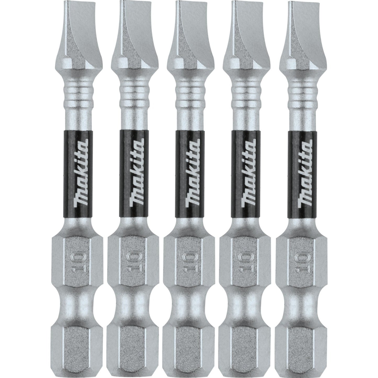 Makita E-01030 Impact XPS® #10 Slotted 2" Power Bit, 5/pk