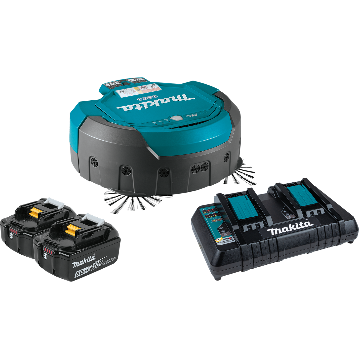 Makita DRC200PT 18V X2 LXT® Brushless Cordless Robotic Vacuum Kit (5.0Ah)