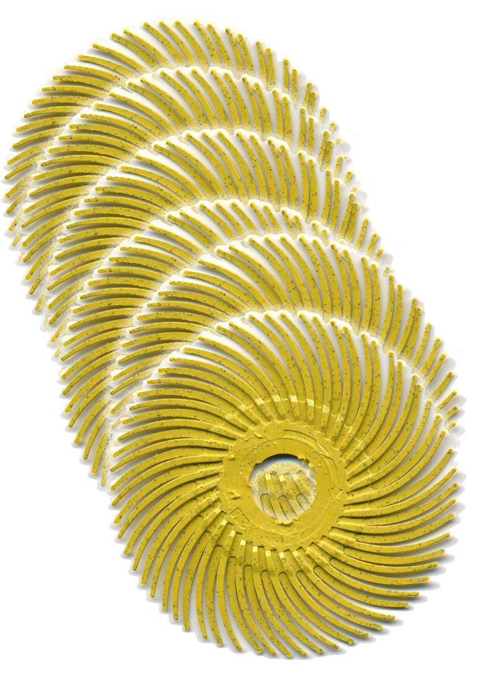 Foredom A-4545-6 2" Radial Bristle Disc, Blue, 400 Grit, 6-Pk