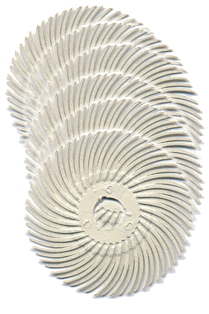 Foredom A-4545-6 2" Radial Bristle Disc, Blue, 400 Grit, 6-Pk