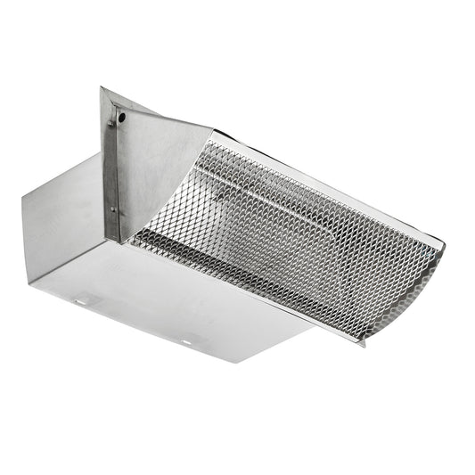 Lambro 1060S 3 1/4 Inch X 10 Inch Aluminum Wall Exhaust Vent – Screen