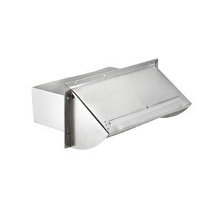 Lambro 106S 3 1/4 Inch X 10 Inch Aluminum Wall Exhaust Vent – Screen