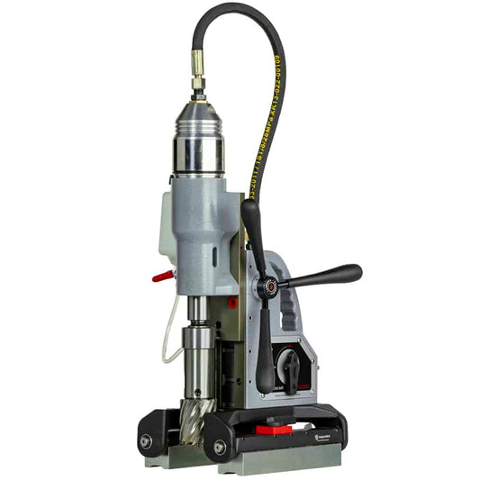 Euroboor TUBE.55/AIR Pneumatic Magnetic Drilling Machine, 55Mm - 2 3/16", 6.3 Bar.