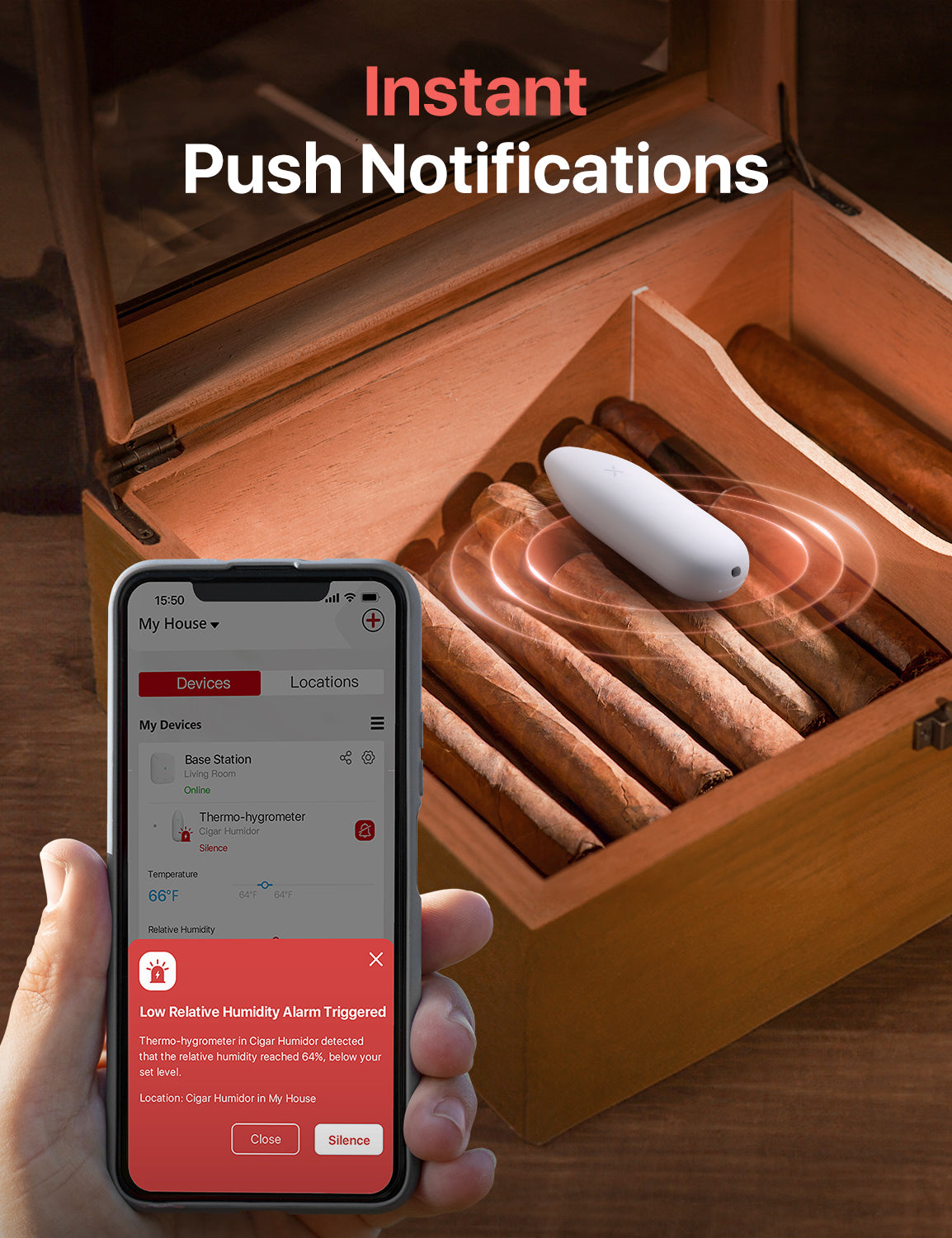 X-Sense STH54 STH51 Smart Thermometer Hygrometer - 3*Alarm+1*SBS50 Base Station