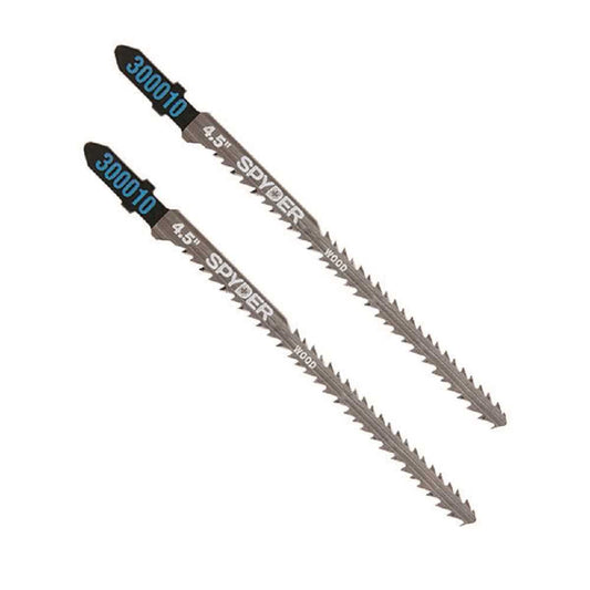 Spyder 300002 Spyder Double-Sided 4-1/2-In 10-Tpi T-Shank Chrome/Vanadium Blade Set (2-Pack)