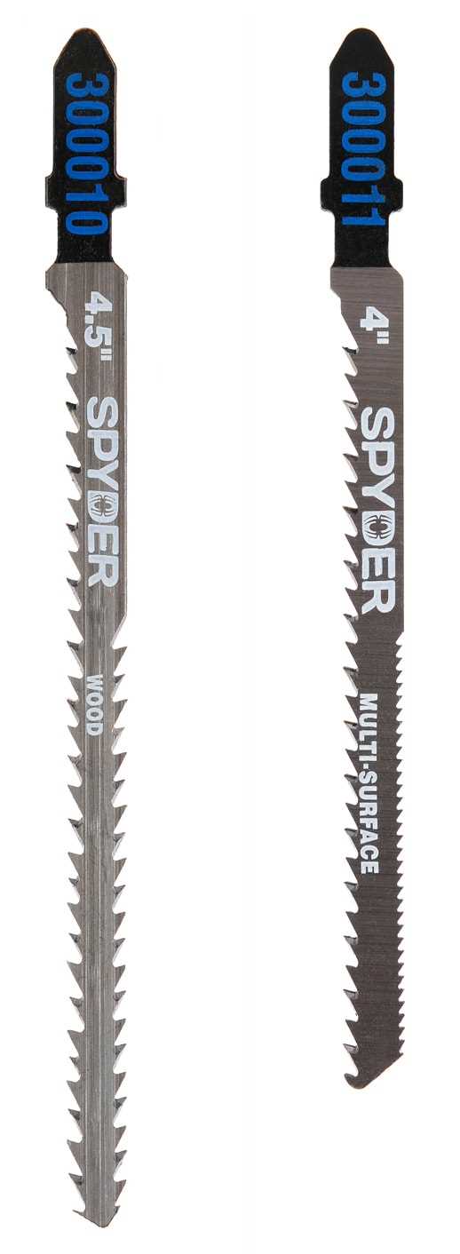 Spyder 300009 Spyder T-Shank Chrome/Vanadium Blade Set (2-Pack)