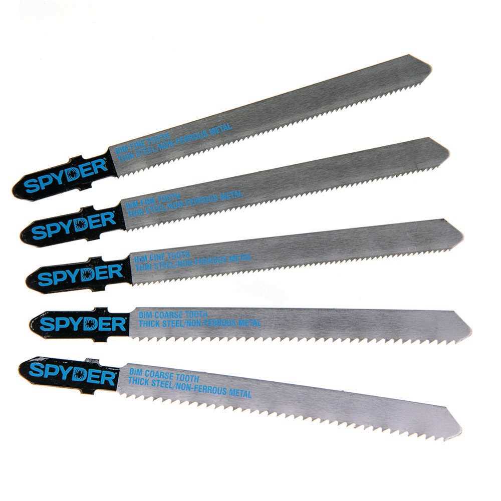 Spyder 300063 Spyder T-Shank High-Carbon Steel Blade Set (5-Pack)