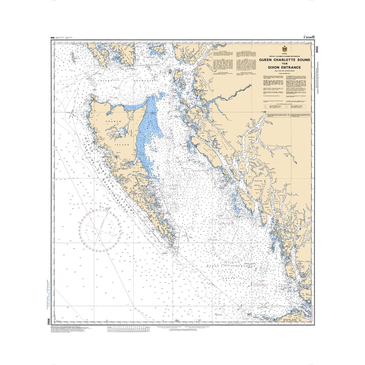Paradise Clay CAN3002 CHS Queen Charlotte Sound to/ Dixon Entrance