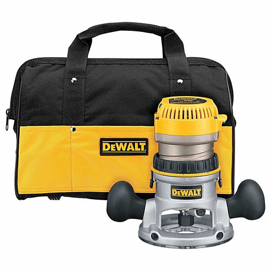 Dewalt DW618K 2-1/4 Hp Electronic Vs Fixed Base Router Kit