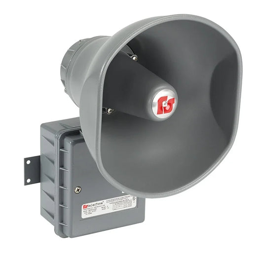 Federal Signal 300GCX-240-CN SelecTone® Hazardous Location Zone Listed 15W Amplified Speakers, Gray