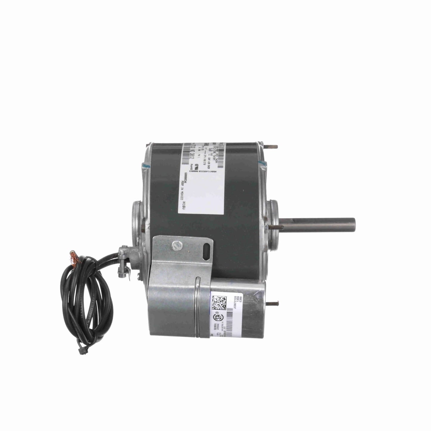 Genteq OEM Replacement Motor, 1/5 HP, 1 Ph, 60 Hz, 208-230 V, 1075 RPM, 1 Speed, 48 Frame, OAO - 3012