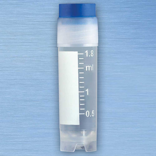 Globe Scientific 3012B CryoCLEAR vials 2.0mL STERILE External Threads 50/Bag 10 Bags/Case