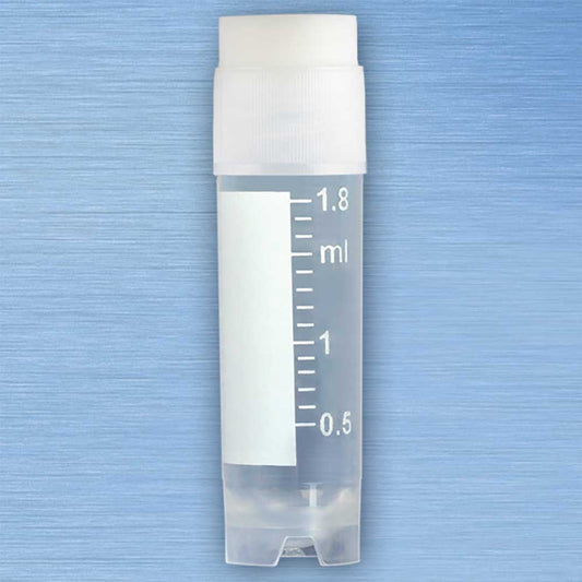 Globe Scientific 3012W CryoCLEAR vials 2.0mL STERILE External Threads 10 Bags/Case