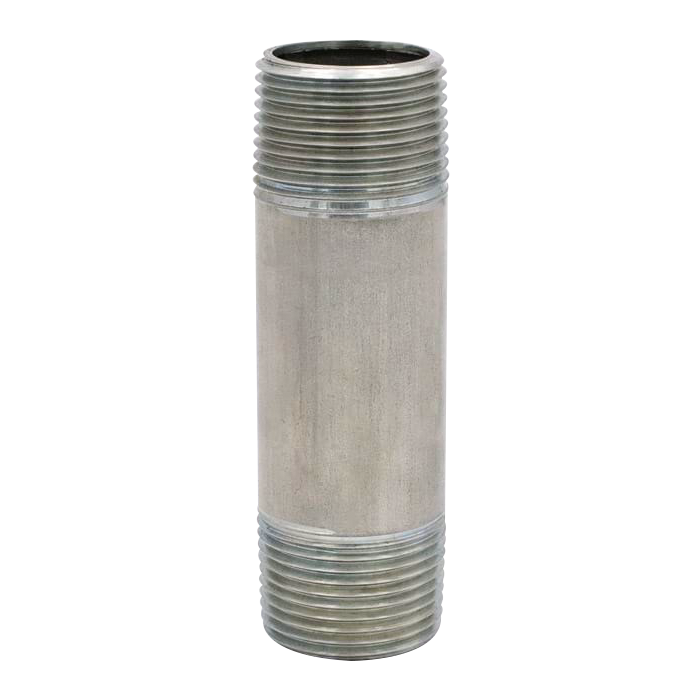 Legend Valves 304-167 2" x 4-1/2" 304 Stainless Steel Pipe Nipple, Schedule 40