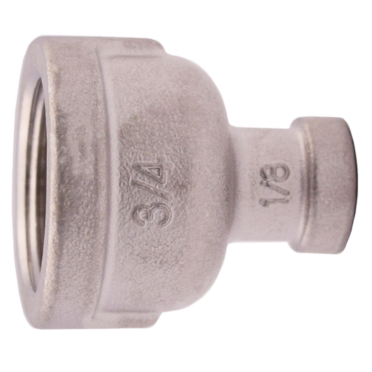 Legend Valves 404-362 3/8" x 1/4" 304 Stainless Steel Reducing Coupling