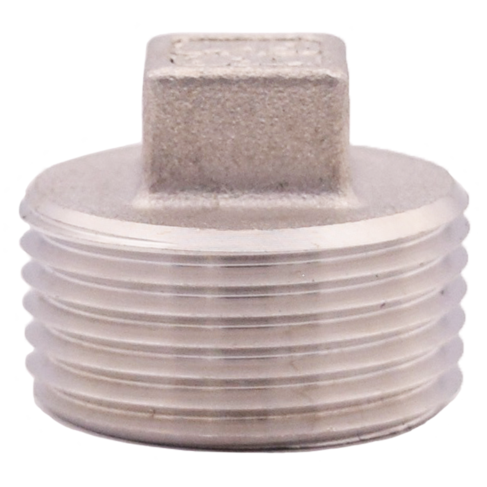 Legend Valves 404-181 1/4" 304 Stainless Steel Square Plug