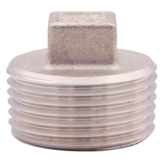 Legend Valves 404-181 1/4" 304 Stainless Steel Square Plug