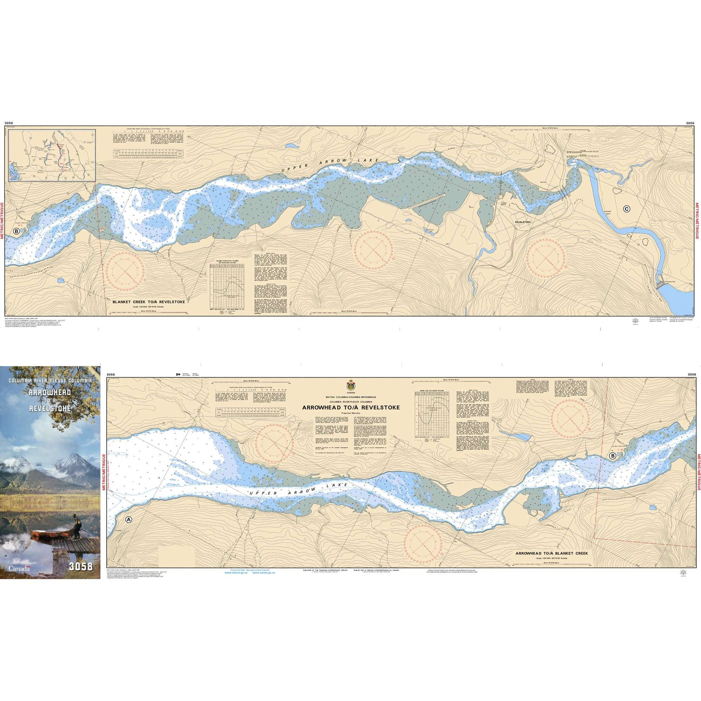Paradise Clay CAN3058 CHS Chart Arrowhead to/ Revelstoke