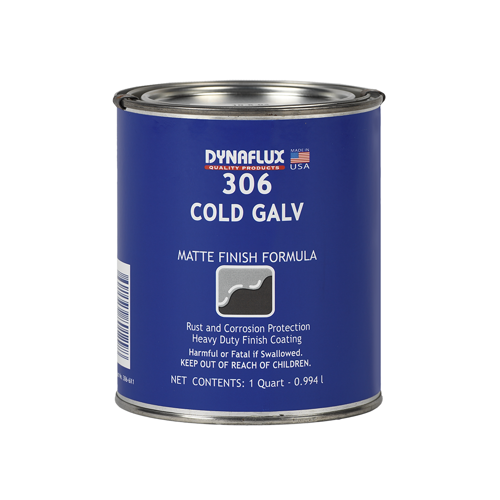 Dynaflux 306-6X1 Cold Galv, (1 Qt w/ Sprayer - Case of 6 Qts.)