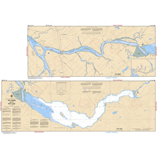 Paradise Clay CAN3062 CHS Chart Pitt River and/et Pitt Lake